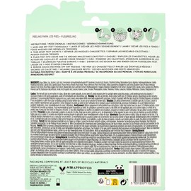 Jelly Foot Peel - Strawberry and Mint Jelly by Oh K! for Unisex - 1 Pair Mask