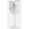 Moet Chandon White Acrylic Goblet