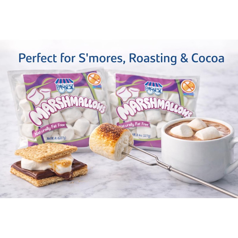 Only Kosher Candy Large White Marshmallows 8 oz (2 Pack)