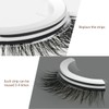 IKIBITY Self-Adhesive Eyelashes No Glue Involved Fake Lashes Extensions Reusable