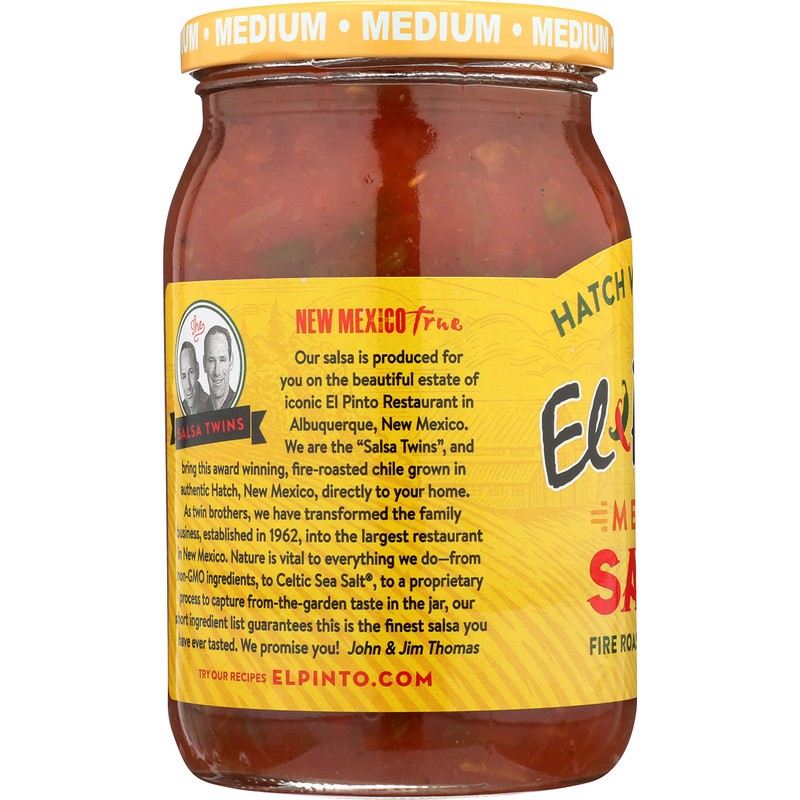El Pinto Medium Salsa, 16 Ounce (Pack of 6)