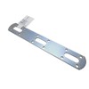 Wake Sangyo BS-767 Auxiliary Metal Fittings, Uniqlo I Type, Silver,