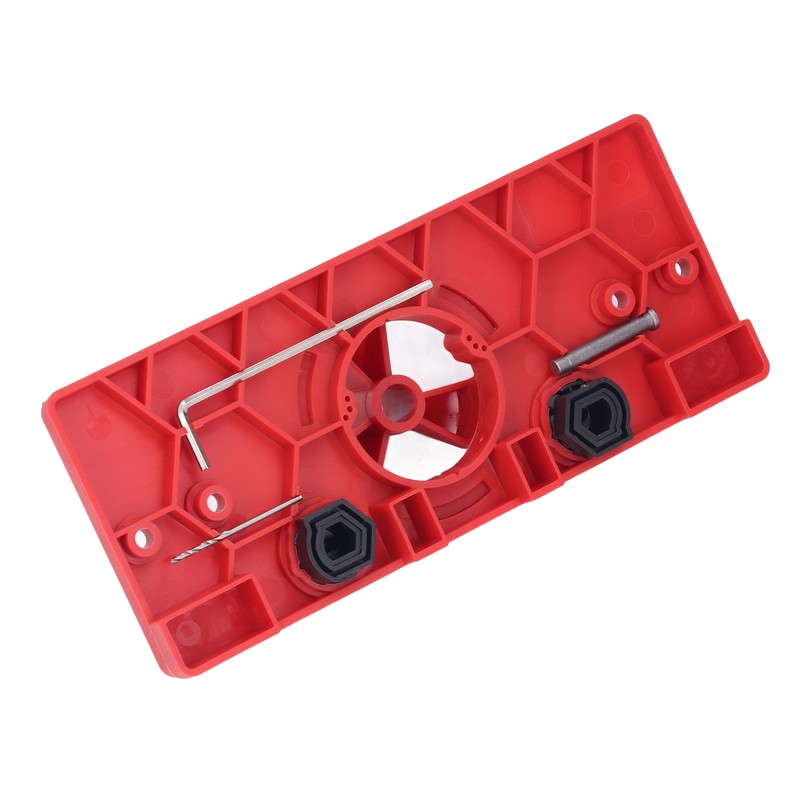 Hinge Hole Saw Jig ABS Concealed Hinge Drilling Guide Locator