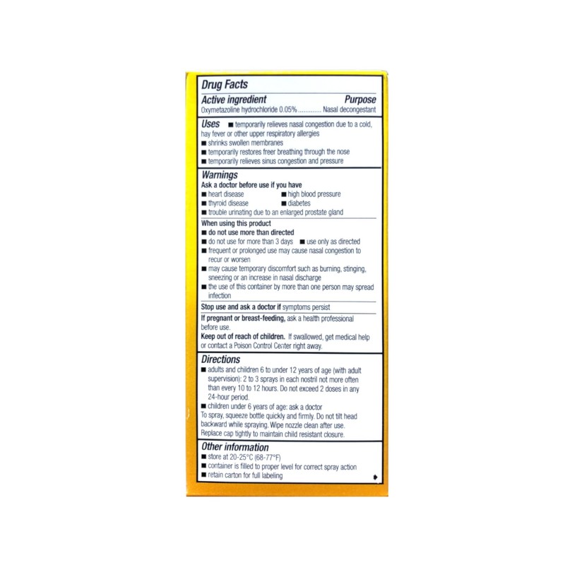 Dristan 12 hr Nasal Spray Fast/Act 15 M (Pack of