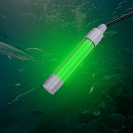 Goture Fishing Light, Underwater Light, 126leds, Underwater Light, Underwater Light, 13W, 5M Fishing, Green, 13W, 5M, Night Burning, Floodlight, Night Fishing, Boat Fishing, Shore Fishing, High