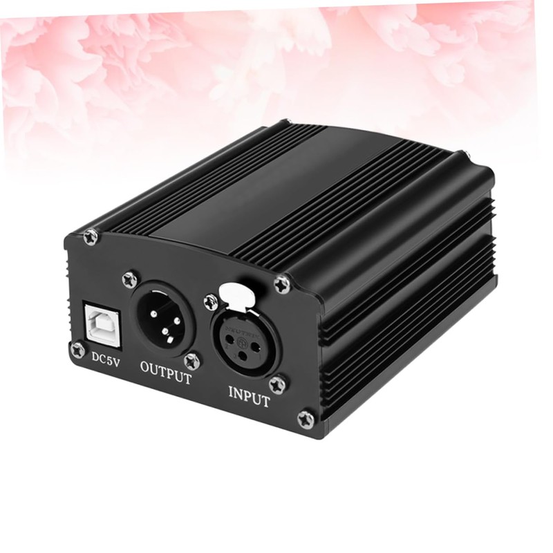 Gadpiparty 5v USB Input Power Supply for Condenser Microphones Stable
