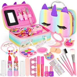 Makeup Set, Toys, Girls, 5, 6, 7, 8, 9, 10, 11, 12 Years Old, Gift, Cosmetic Set, Pretend Play Set, Dresser, Compact Makeup Set, Girls, 28 Pieces, Dresser, Kids, Pretend Play, Birthday, Christmas Gift