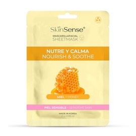 Skin Sense - Mascarilla Facial de Tela Biodegradable Coreana (1 Piezas)  Hecho en Corea  Ecológicas y Naturales - Innovadora Tecnología de Corea con  