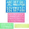 Templates, Set of 4 Alphanumeric Letters, Templates, Create Alphabetical and