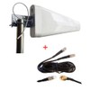 Cradlepoint IBR200 Router External Log Periodic Yagi Antenna Cellular 3G