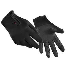 WFX Fahrradhandschuhe warm Winddicht rutschfest MTB Handschuhe Touchscreen Vollfinger Winterhandschuhe für Herren Damen Fahrrad Laufen Skifahren Wandern