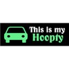 CafePress Hoopty Sticker (Bumper) 10"x3" Rectangle Vinyl Bumper Sticker Car