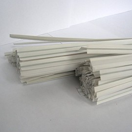 Weststone - 1000pcs 7" White Paper Twist Ties No-Rip for Garden Home Vegetable
