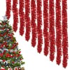Christmas Tinsel Garland, Pack of 10 x 2 m Christmas