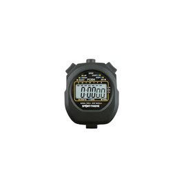 Sport-Thieme Stopwatch Start | Hand Stopwatch, Time, Date Display | 2 Memory Slots | Clock / Pacer | Shockproof | Splash-proof | Large Display | 82 x 62 x 23 mm | 93 g