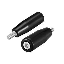 sourcing map Machine Handle with Rotating Hand Wheel M6 Male Thread Spindle Pack of 4