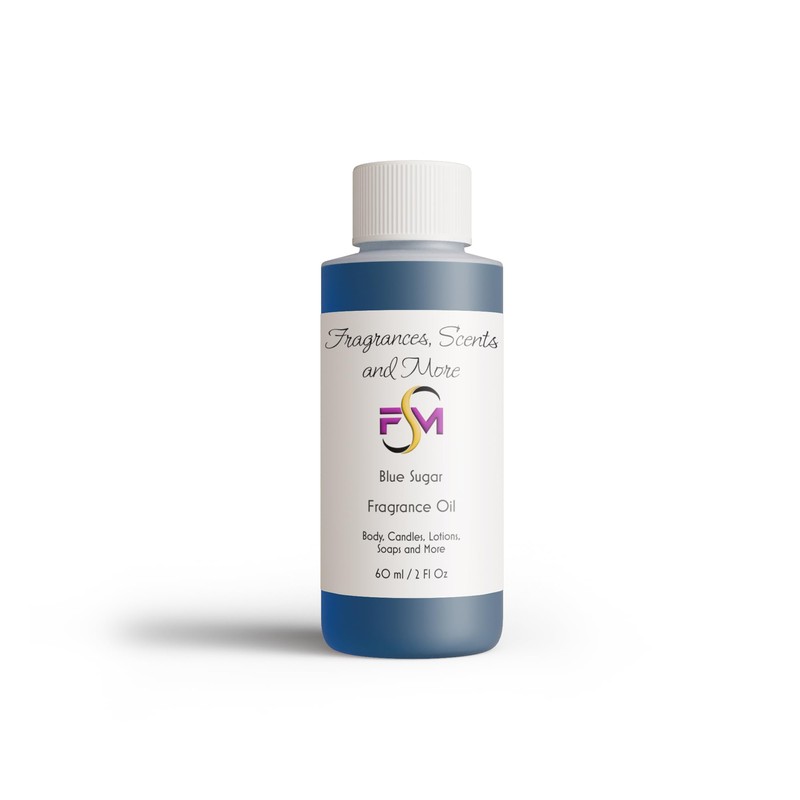Blue Sugar Fragrance Oil - 2 Fl Oz Plastic Bottle