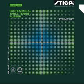 STIGA(スティガ) 卓球 ラバー 表ソフトラバー シンメトリー レッド 中 1709180516