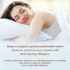 SWAYS Cotton Single Duvet-Cover-Sets Orange, Nordic Check-Design Bedding-Set with Smart
