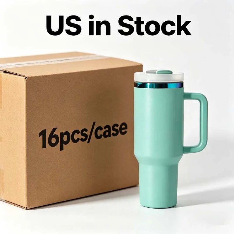 US Rainbow Plated Wholesale Bulk Stainless Steel 40oz Sublimation Tumbler
