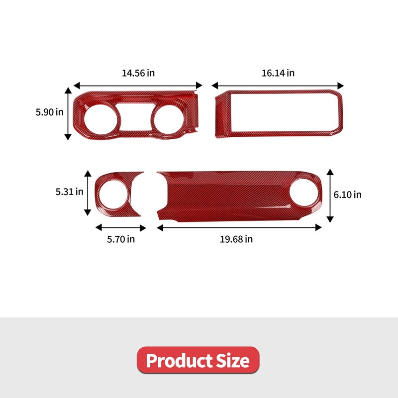 Jimen Fit for Jeep Wrangler JL JLU & Gladiator JT