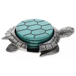 Sea Turtle Coaster Set - Nautical Ocean Beach Coastal Decor
