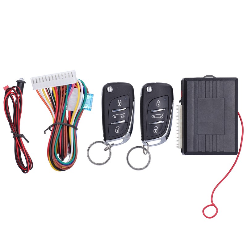 Universal Remote Control Security Door Lock Kit Auto Keyless Entry