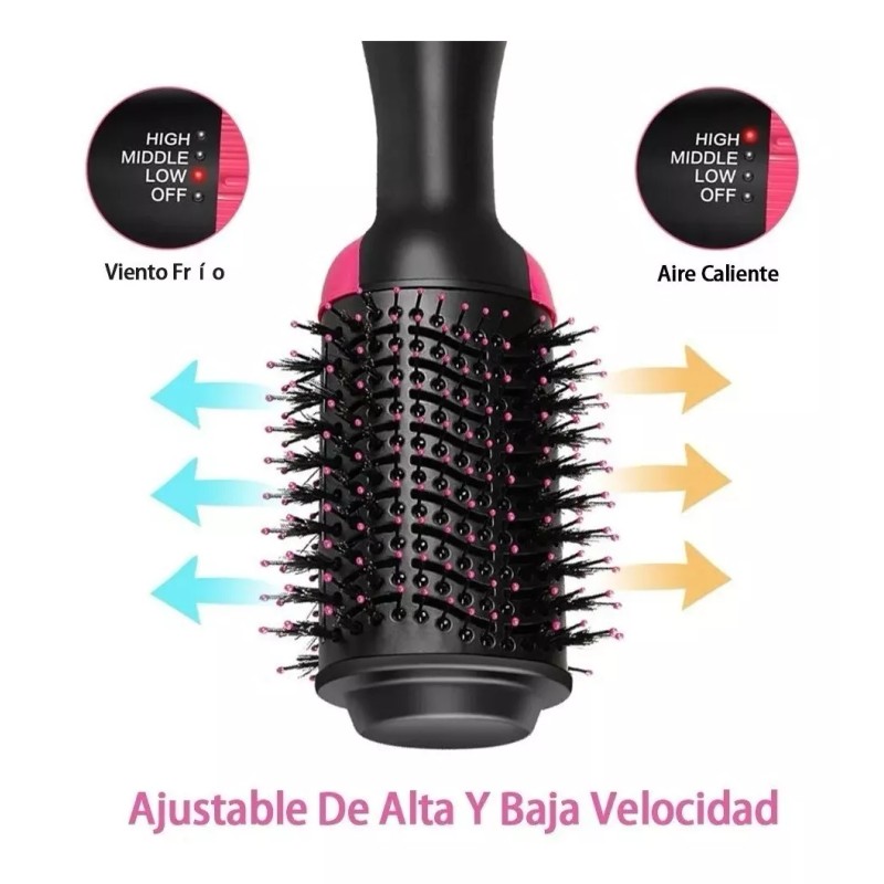 Taej 85 Cepillo De Cabello Aire Caliente Electrico Alaciador Rizador
