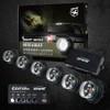 Xprite White LED Hideaway Emergency Strobe Lights Kit, 20 Flashing