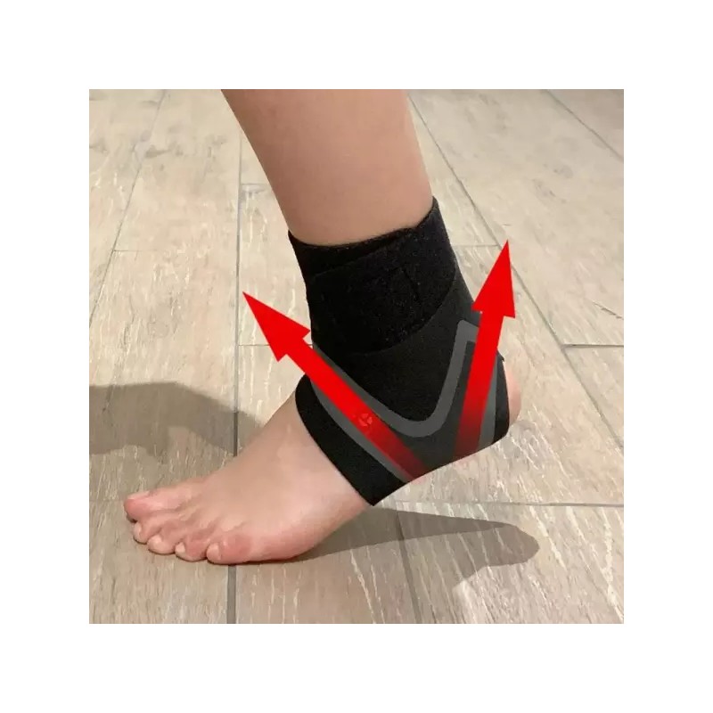 TapingTech 배드민턴 발목보호대 테이핑테크 초슬림 발목테이핑 초경량 농구 [04_M 245-255mm