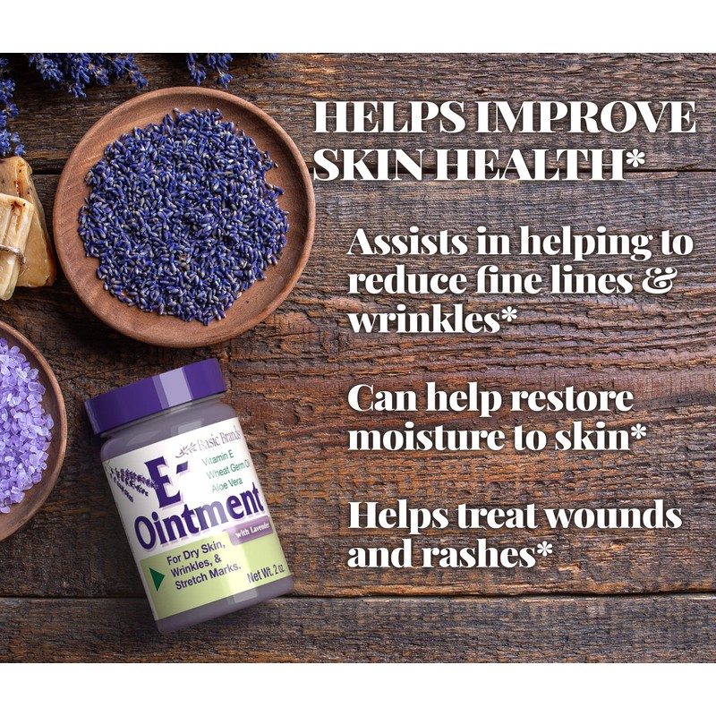 Basic Brands - Vitamin E Ointment with Lavender - 2oz