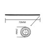 HeCheng Replacement Anti-Slip Rubber Silicon Temple Ear Socks for Eye