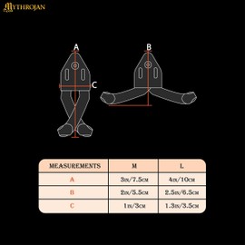 Mythrojan Metal Single Sword Vertical Wall Mount Universal Sword Holder Wall Display - Brass Plating in Set of 2