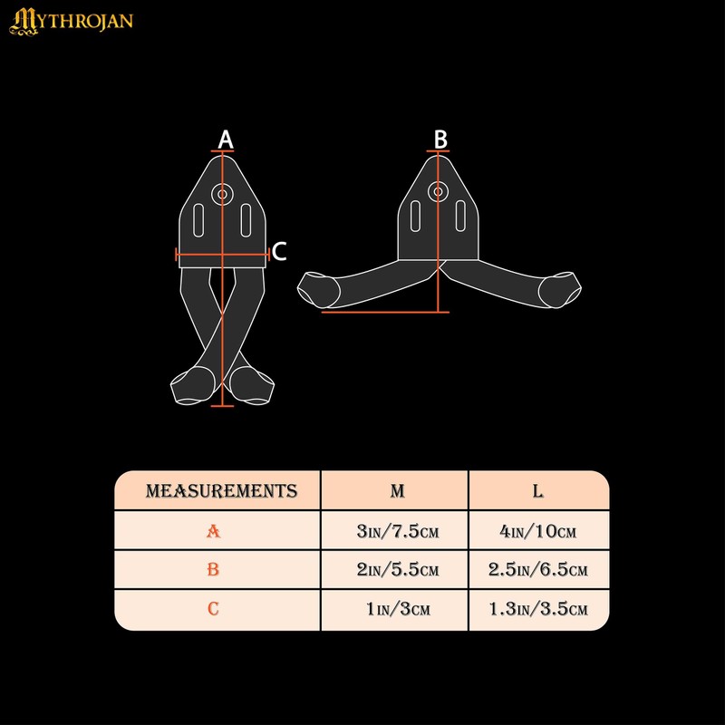 Mythrojan Metal Single Sword Vertical Wall Mount Universal Sword Holder