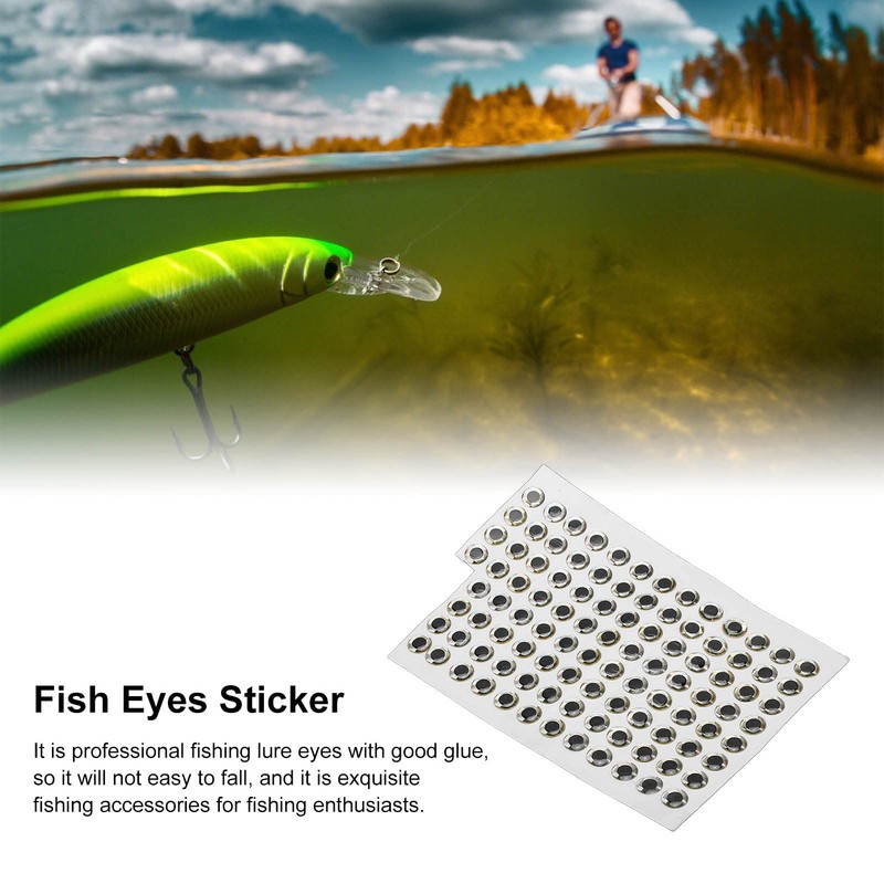 Artificial Fish Eyes, Bright Colours Fish Eye Stickers, Fishing Accessories,