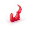 ROHANS Single 15mm HINGED Pipe Clips TS15 for PIPEWORK Black,