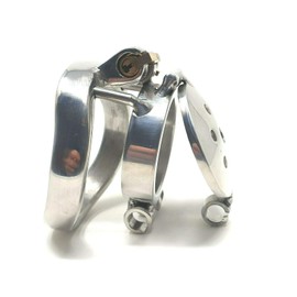 Bondage Masters Micro Chastity Device Ultra Small Removable Urethral Tube Twin Lock Opening Cage