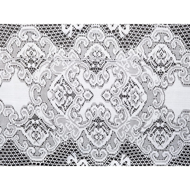 Juvale Rectangular Lace Tablecloth, Elegant Afternoon Tea Table Cloth, White,