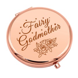 Godmother Gifts for Women Godmother Gifts from Godchild Goddaughter Thanks You Compact Makeup Mirror Appreciation Present Folding Makeup Mirror Birthday Mothers Day Thanksgiving Present