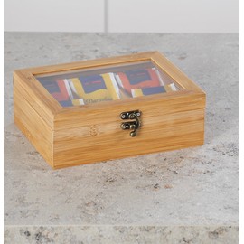 Kesper 50902 Tea Box 21.7 x 16 x 9 cm Bamboo