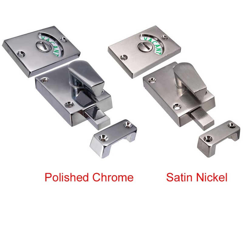 Liphontcta Dock Indicator, Zinc Satin Nickel Bolt Door Lock Indicator