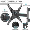 MOUNTUP TV Wall Mount, TV Mount Swivel and Tilt Full Motion