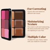 Noerrors 12 Colors Cream Contour Blush Palette, Colour Fix Concealer