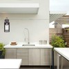 GRUENLICH Dusk to Dawn Outdoor Wall Lantern, PIR Motion Sensor