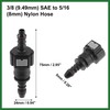 Motoforti 9.49mm to 8mm Straight Car Fuel Hose Quick Release