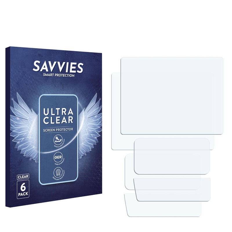 Savvies Screen Protectors for Nikon D4 Ultra Transparent Pack of