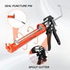 ValueMax Caulk Gun and Caulk Scraper Kit, 10 OZ Silicone