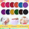 Jetec 24 Pack 7 Inch Large Washable Ink Pad Set,