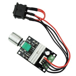 Motor Speed Controller 6V 12V 24V 28V 3A 80W DC Motor Speed Controllers Adjustable PWM Speed Controller Reversible Switch 1203BB DC Motor Driver Reversing