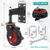 6inch Gate Wheel Heavy Duty with Brake for Wooden/Gate Metal